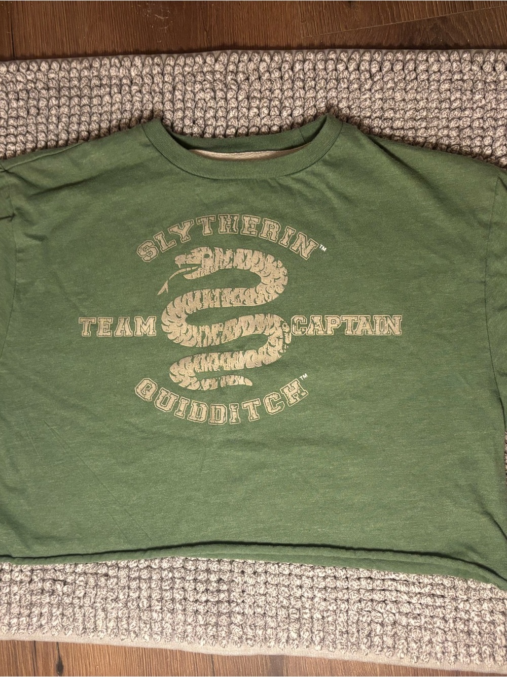 Universal Green Slytherin Team Captain Quidditch T-Shirt